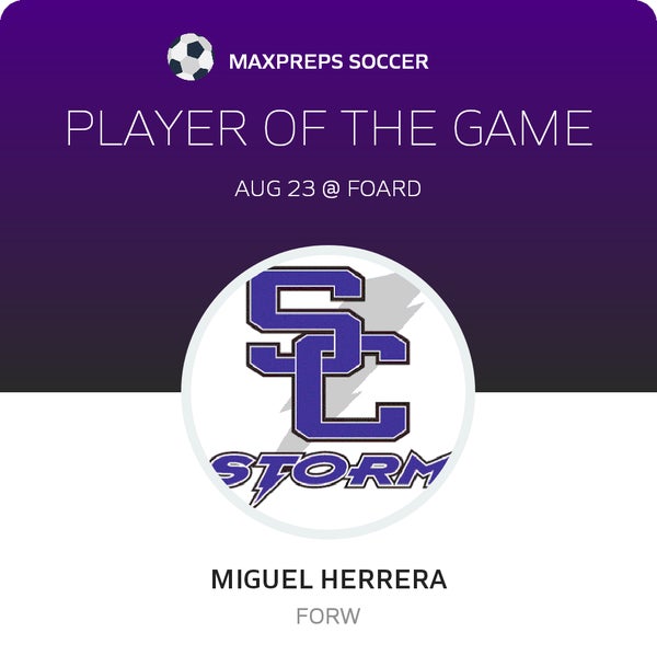 #9 Miguel Herrera Player of the Game badge