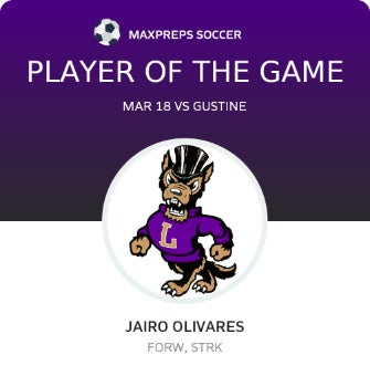 #7 Jairo Olivares Player of the Game badge