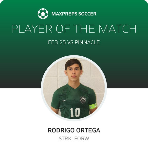 #10 Rodrigo Ortega Player of the Game badge
