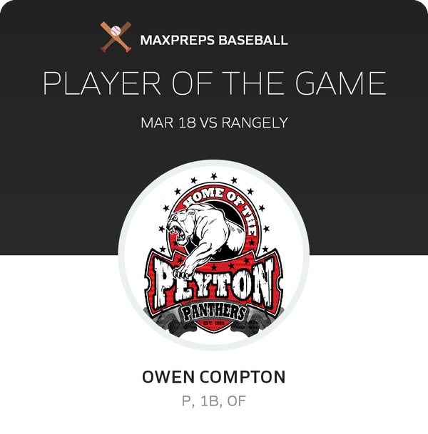 #2 Owen Compton Player of the Game badge