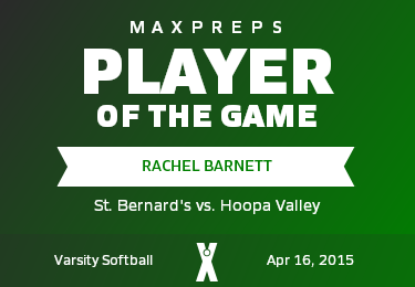 #13 Rachel Barnett Player of the Game badge