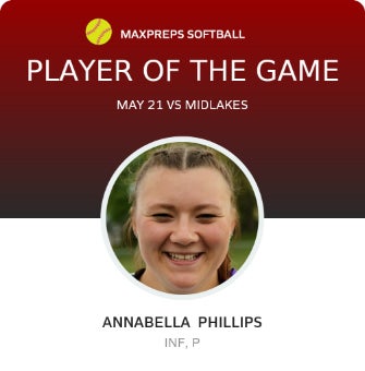 #23 Annabella Phillips Player of the Game badge
