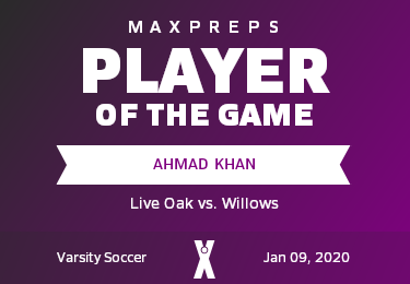 Ahmad  Khan Player of the Game badge