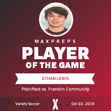 #21 Ethan Lewis Player of the Game badge