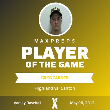 #6 Greg Garner Player of the Game badge