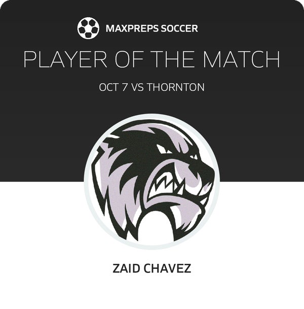 #22 Zaid Chavez Player of the Game badge
