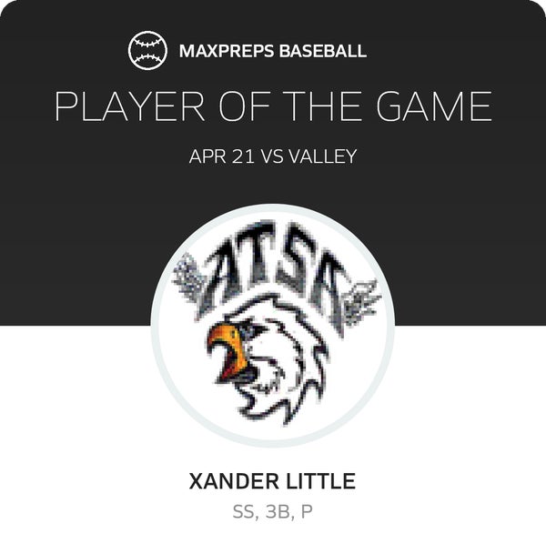 #7 Xander Little Player of the Game badge