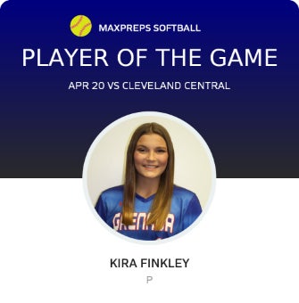 #16 Kira Finkley Player of the Game badge
