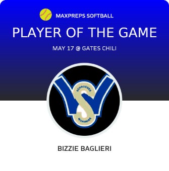 #18 Bizzie Baglieri Player of the Game badge