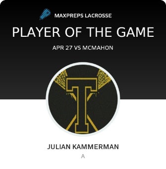#23 Julian Kammerman Player of the Game badge