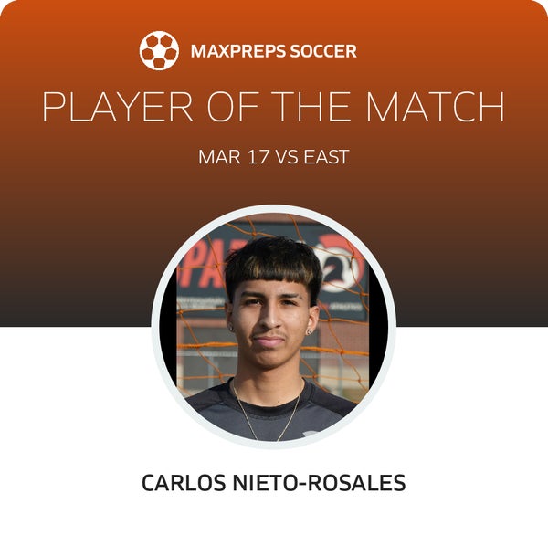 #10 C. Nieto-Rosales Player of the Game badge