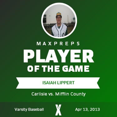#14 Isaiah Lippert Player of the Game badge