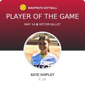 #27 Kate Shipley Player of the Game badge