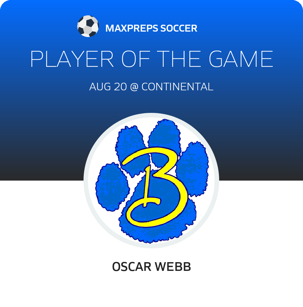 #11 Oscar Webb Player of the Game badge