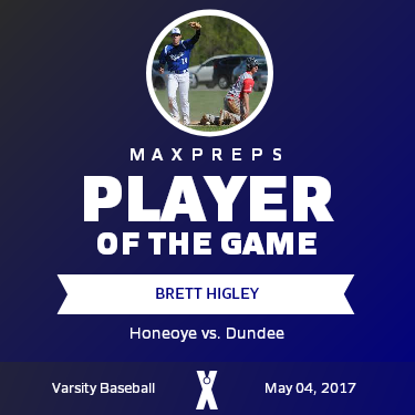 #14 Brett Higley Player of the Game badge