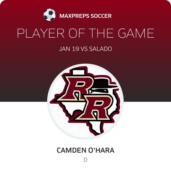 #8 Camden O'hara Player of the Game badge