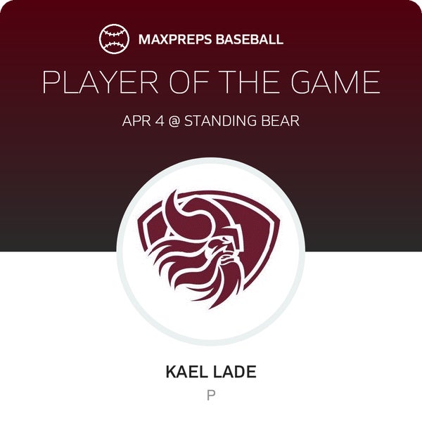 #8 Kael Lade Player of the Game badge