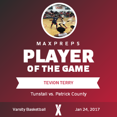 #12 Tevion Terry Player of the Game badge