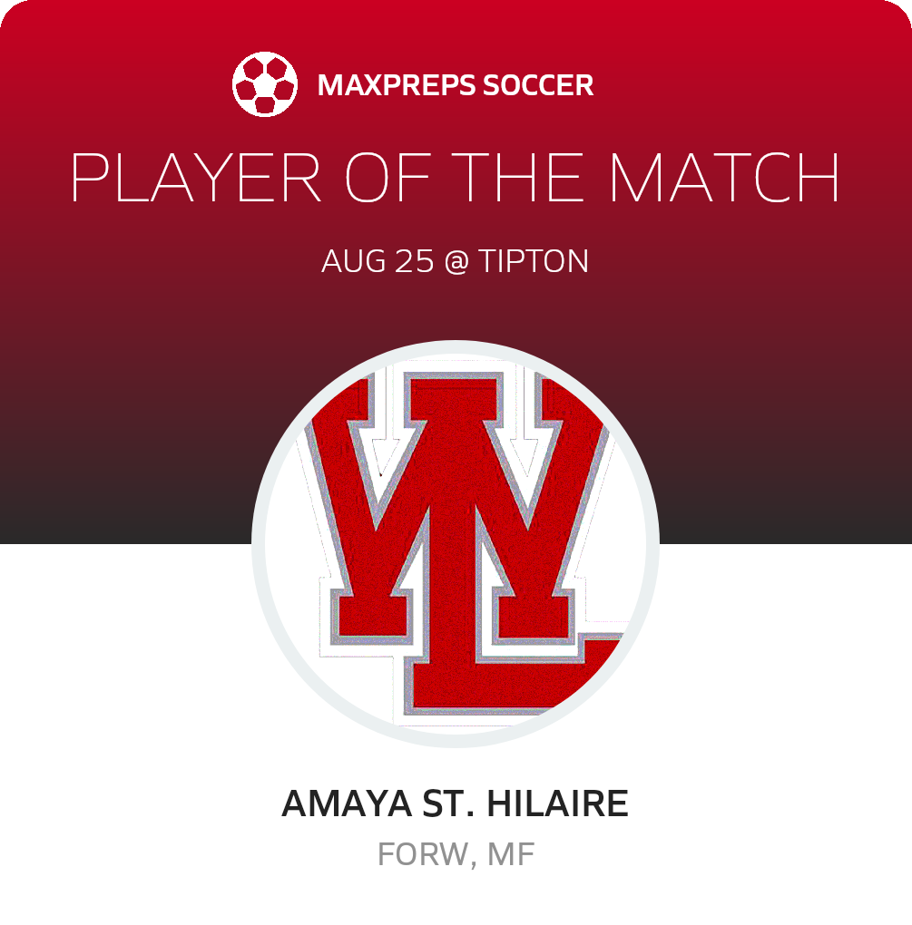 #35 Amaya St. Hilaire Player of the Game badge