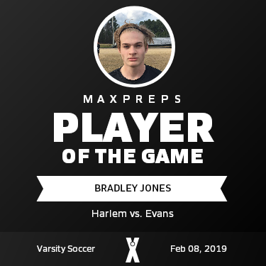 #9 Bradley Jones Player of the Game badge