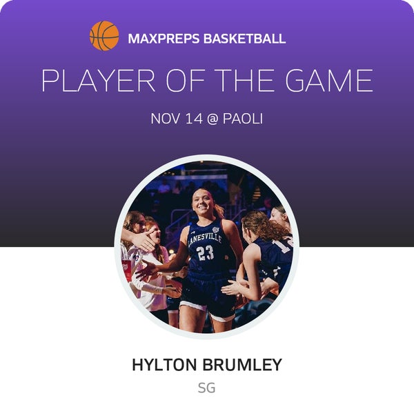#23 Hylton Brumley Player of the Game badge