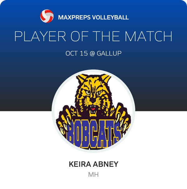 #4 Keira Abney Player of the Game badge