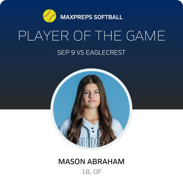 #22 Mason Abraham Player of the Game badge