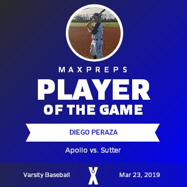 #15 Diego Peraza Player of the Game badge