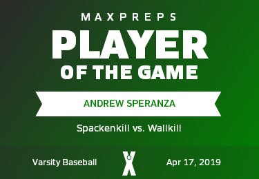 #5 Andrew Speranza Player of the Game badge