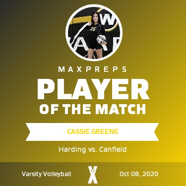 #25 Cassie Greene Player of the Game badge