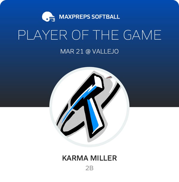 #2 Karma Miller Player of the Game badge