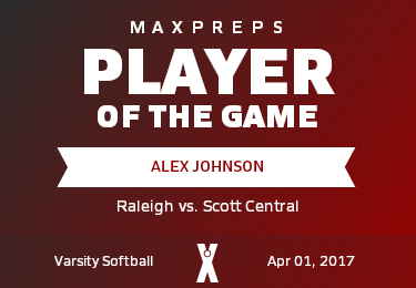 #42 Alex Johnson Player of the Game badge