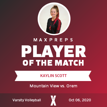 #4 Kaylin Scott Player of the Game badge