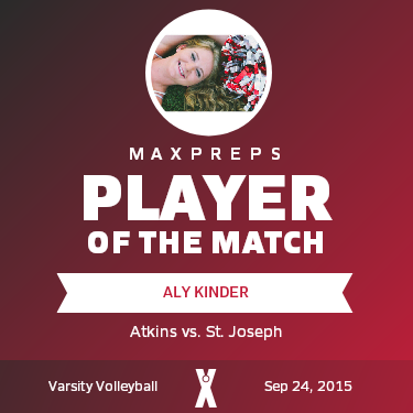 #5 Aly Kinder Player of the Game badge