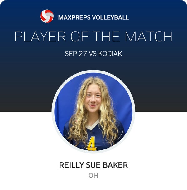 #4 Reilly sue Baker Player of the Game badge