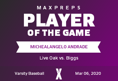 #17 M. Andrade Player of the Game badge