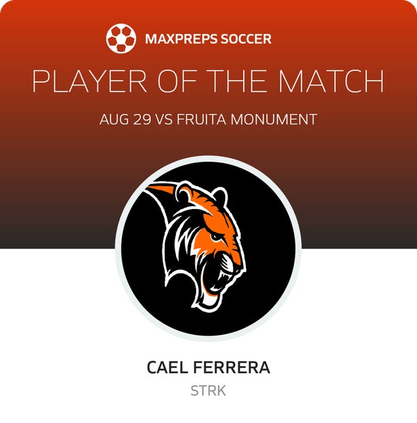 #7 Cael Ferrera Player of the Game badge