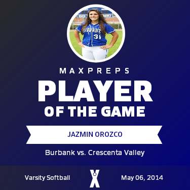 #31 Jazmin Orozco Player of the Game badge