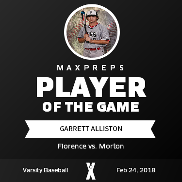 #7 Garrett Alliston Player of the Game badge