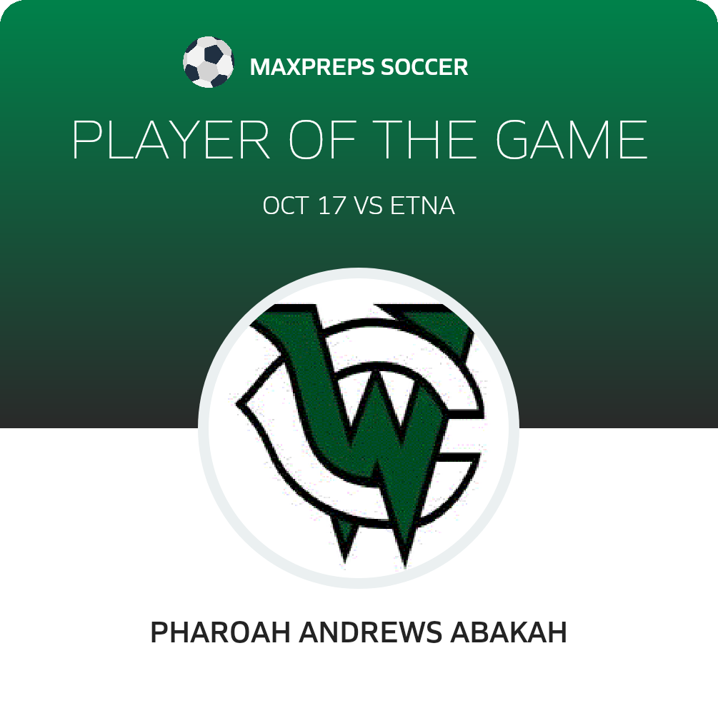 #11 P. Andrews Abakah Player of the Game badge