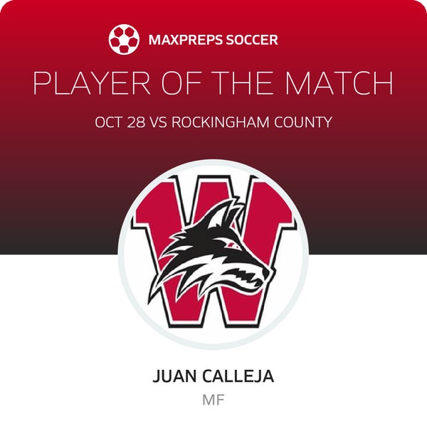 #11 JUAN CALLEJA Player of the Game badge