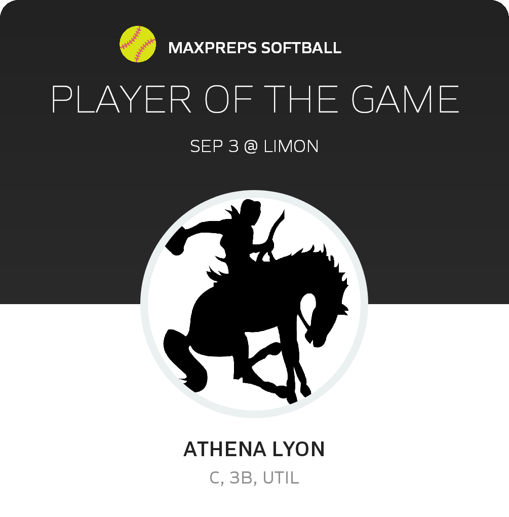 #17 Athena Lyon Player of the Game badge