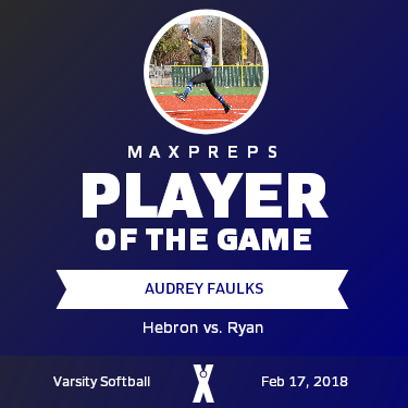 #14 Audrey Faulks Player of the Game badge