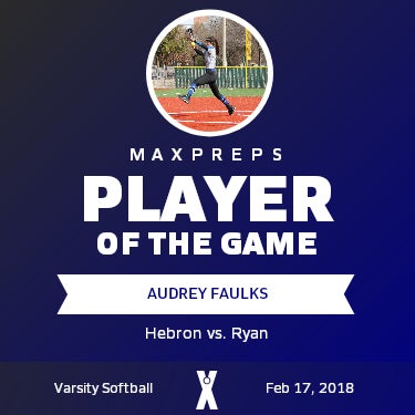 #14 Audrey Faulks Player of the Game badge