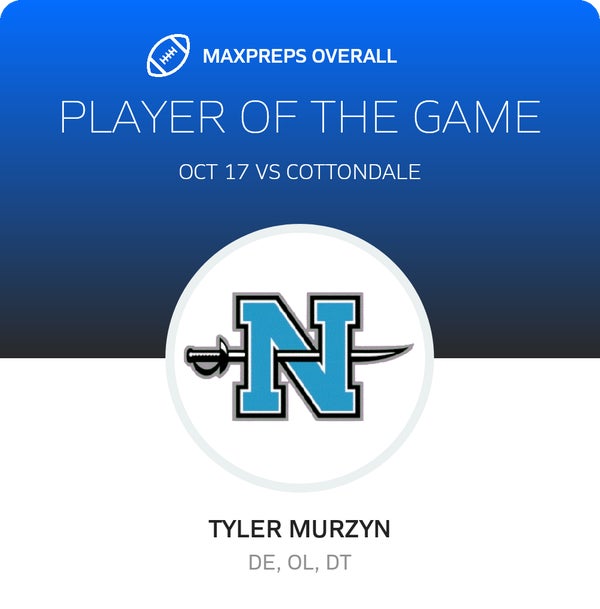 #52 Tyler Murzyn Player of the Game badge