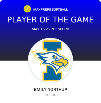 #4 Emily Northup Player of the Game badge