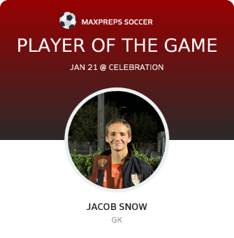 #1 Jacob Snow Player of the Game badge