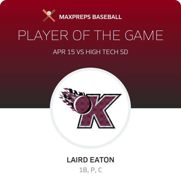 #1 Laird Eaton Player of the Game badge