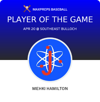 #2 Mehki Hamilton Player of the Game badge