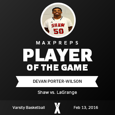 #50 Devan Porter-wilson Player of the Game badge